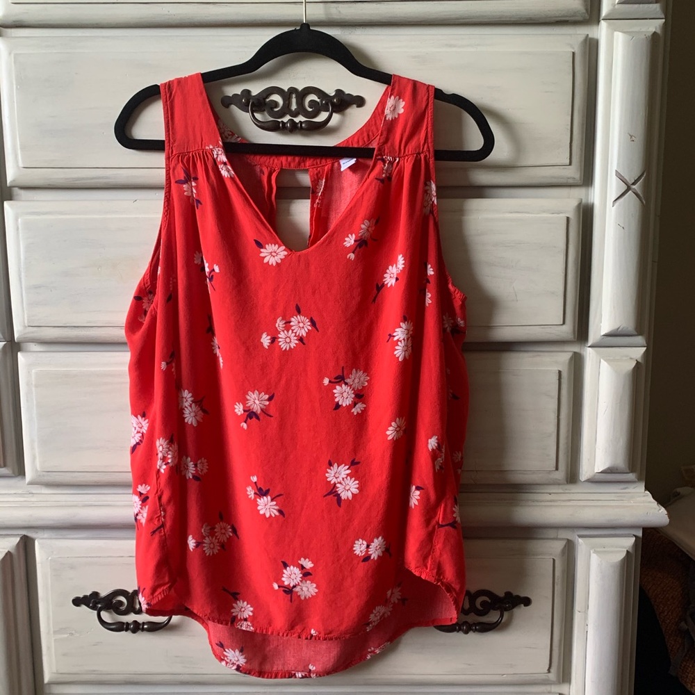 Old Navy floral print tank